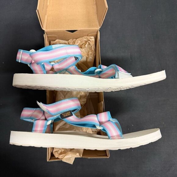 Teva Original Universal Gradiate Sandals 11 Pastel Multi - Picture 3 of 6